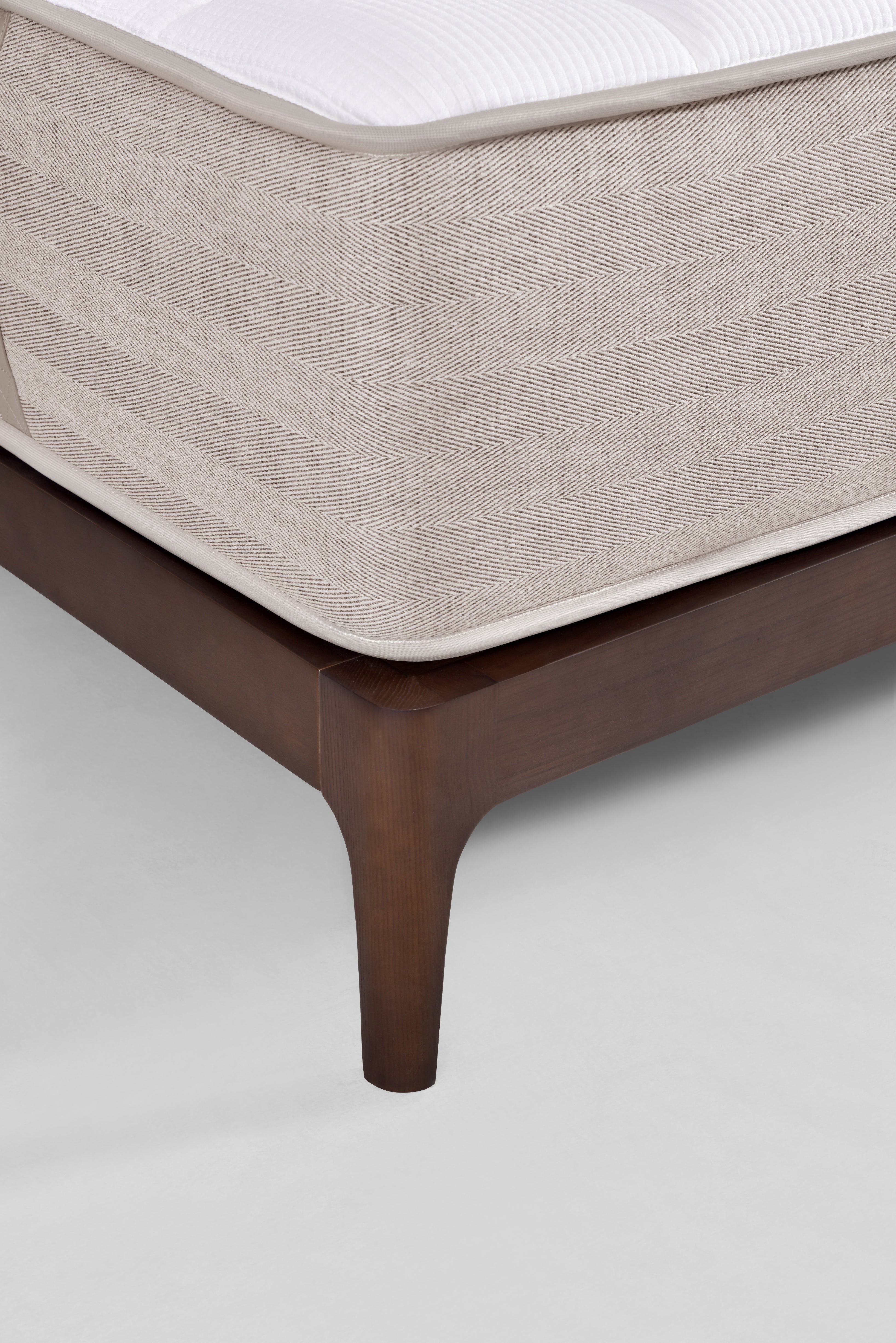 Bed Frame end corner close up